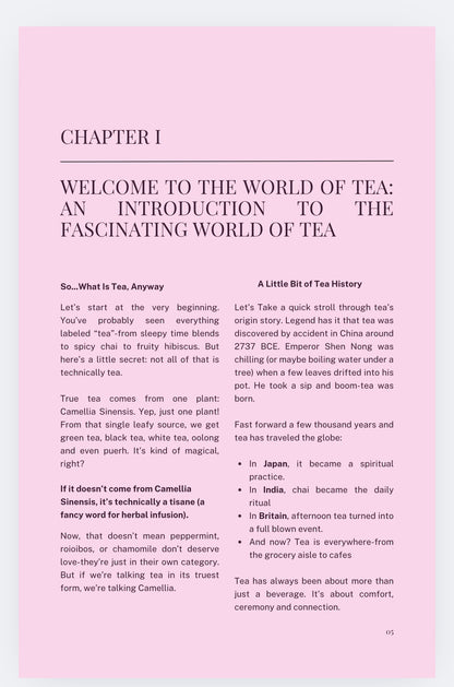 Tea 101: A Beginner's Guide to Tea + Printable Bonus Pack!